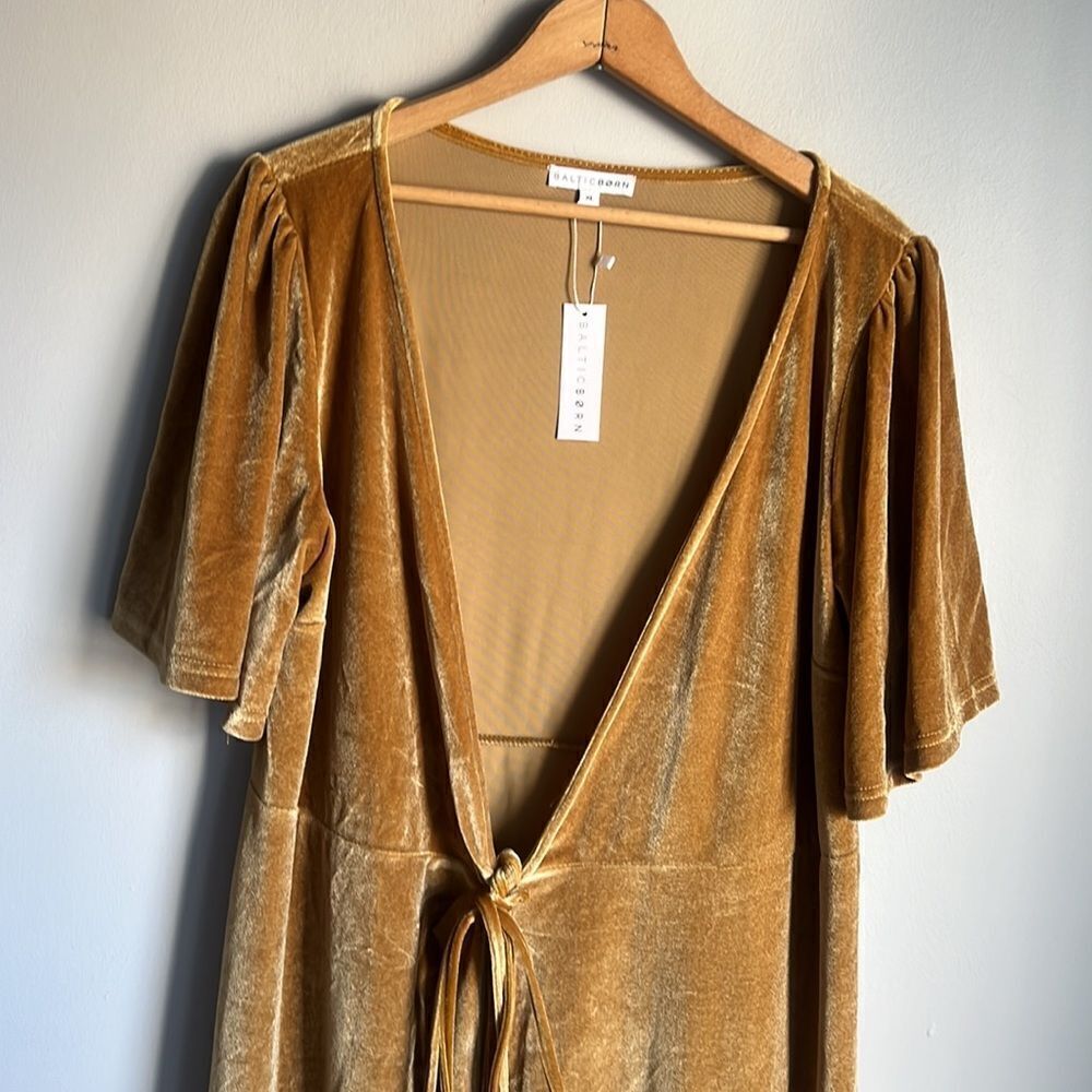 NEW Baltic born Meghan Velvet Wrap Maxi Dress - Picture 5 of 12